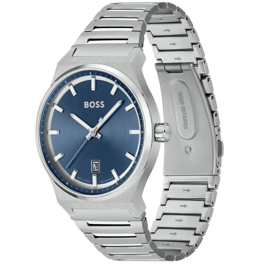 BOSS 1514076 Candor Watch Silver Mainline Menswear Australia